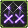 Equipment image for Rebel Leader's X-shaped Purple Earrings